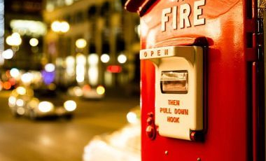 สัญญาณเตือนไฟไหม้ระยะทางป้องกันอัคคีภัย